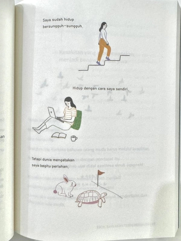 Iman Publication Book Esok, Saya Akan Terus Berjalan oleh Dancing Snail 101046