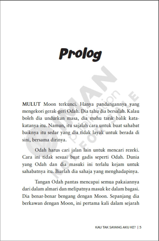 Iman Publication Book Kau Tak Sayang Aku Ke? oleh Kamalia 101037