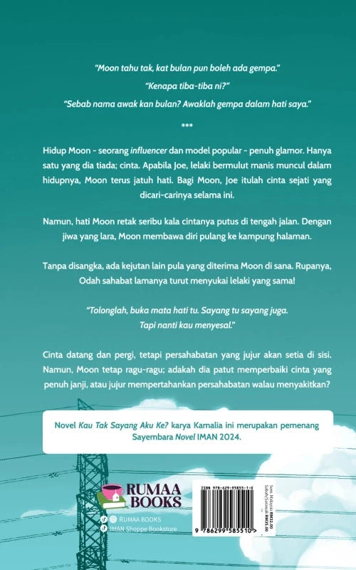 Iman Publication Book Kau Tak Sayang Aku Ke? oleh Kamalia 101037