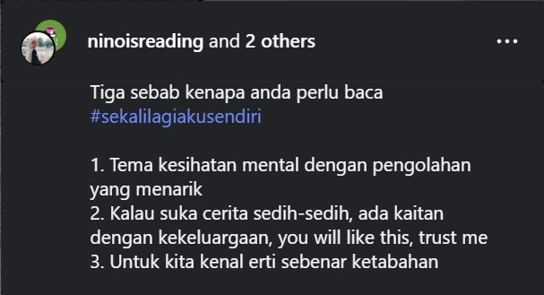 Iman Publication Book Sekali Lagi Aku Sendiri oleh Hasif Rayyan 101040