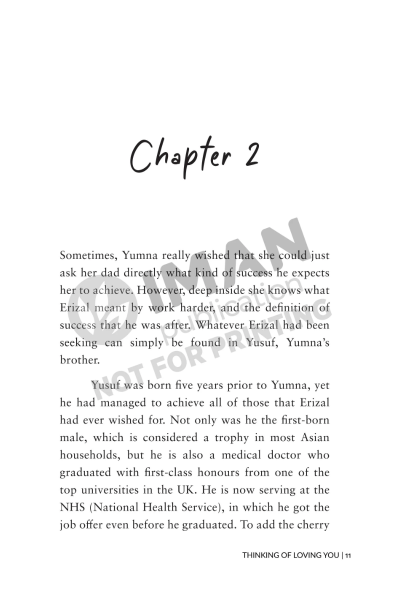 Thinking of Loving You by Ain Nabilah - IMAN Shoppe Bookstore