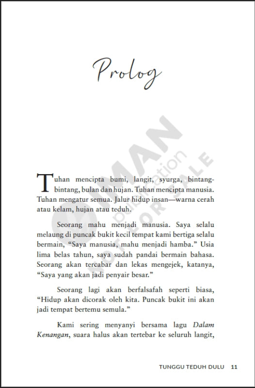 Iman Publication Book Tunggu Teduh Dulu by Faisal Tehrani 101041