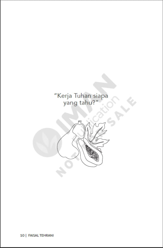 Iman Publication Book Tunggu Teduh Dulu by Faisal Tehrani 101041