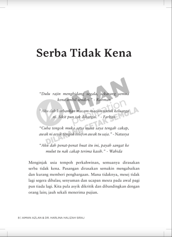 Berdua (Masih) Lebih Baik: Bagaimana Menghidupkan Perhubungan Apabila Cinta Terasa Hambar oleh Aiman Azlan &Dr Harlina Halizah Siraj - IMAN Shoppe Bookstore