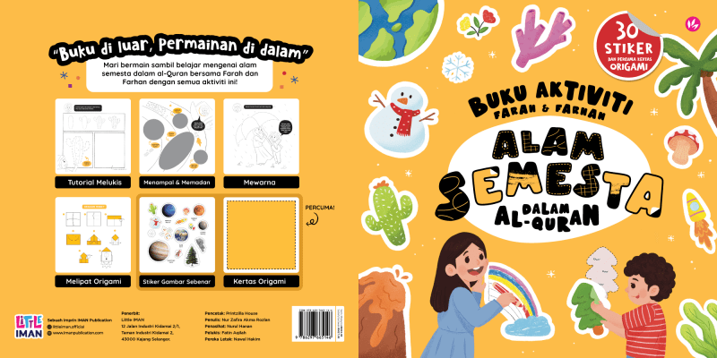 Buku Aktiviti Farah & Farhan: Alam Semesta Dalam Al - Quran - IMAN Shoppe Bookstore