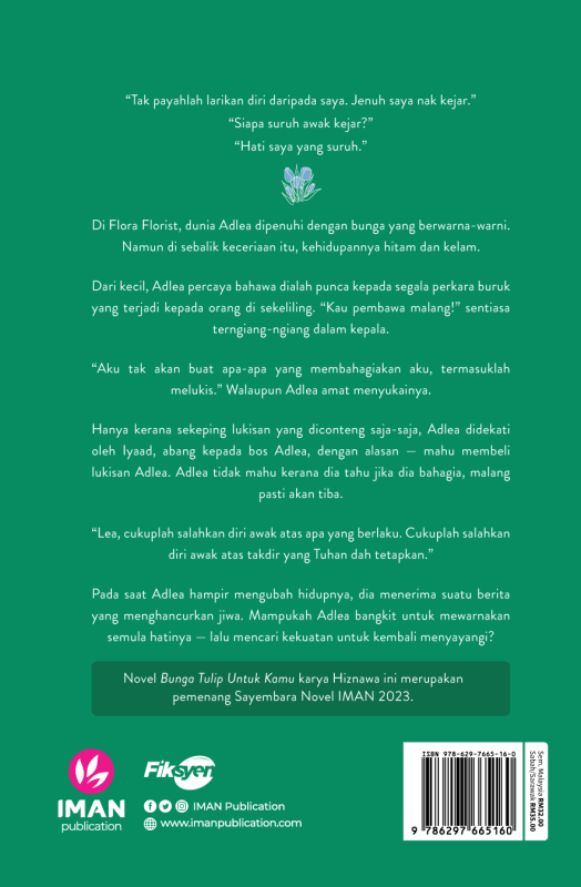 Bunga Tulip Untuk Kamu by Hiznawa - IMAN Shoppe Bookstore