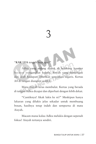 Bunga Tulip Untuk Kamu by Hiznawa - IMAN Shoppe Bookstore