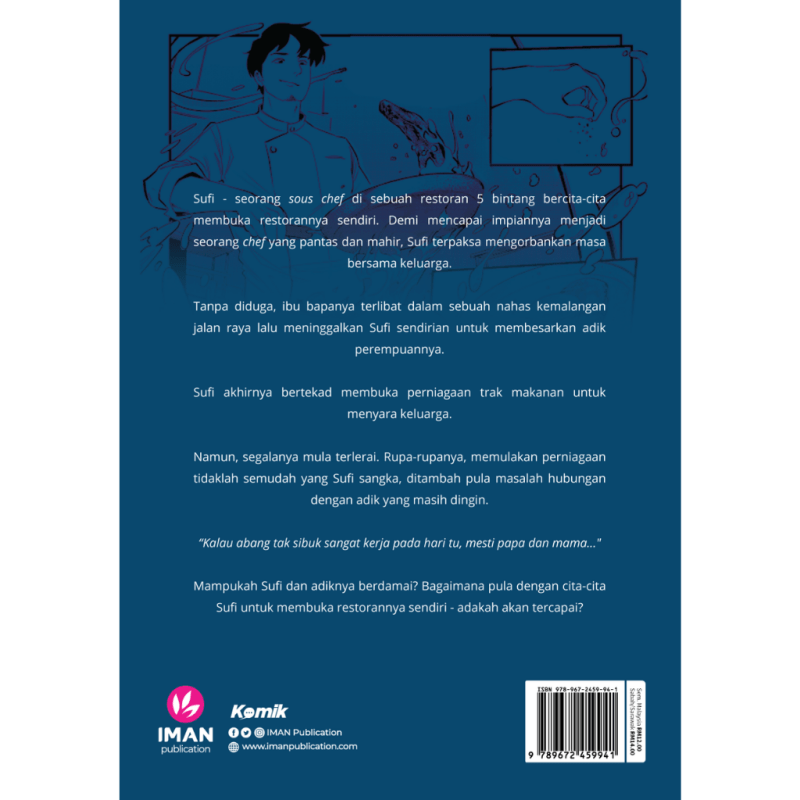 Komik Karier: Chef Sufi by Anas Miras, Ayman Adny & Zyll Fathe - IMAN Shoppe Bookstore