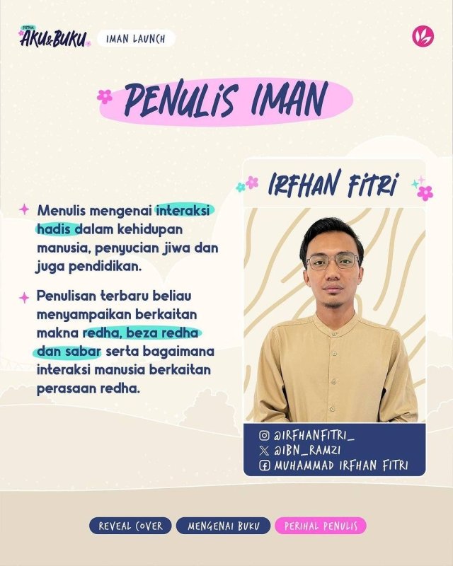 Redha: Memaknai Rasa Berserah Kepada Tuhan Tatkala Takdir Di Luar Kawalan by Irfhan Fitri - IMAN Shoppe Bookstore