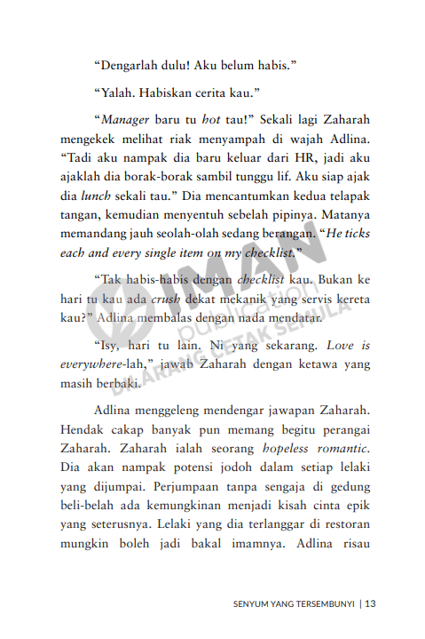 Senyum Yang Tersembunyi by Melni - IMAN Shoppe Bookstore