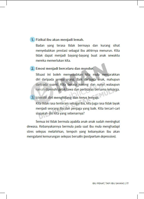 Iman Publication Ibu Penat, Tapi Ibu Sayang: Bagaimana Menjaga Kesejahteraan Ibu Yang Selalu Sibuk Mengurus Keluarga oleh Bonda Umirah 100999