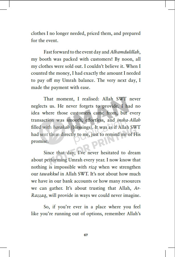 Iman Publication The Beauty of Promised Rizq by Ayesha Syahira 101161