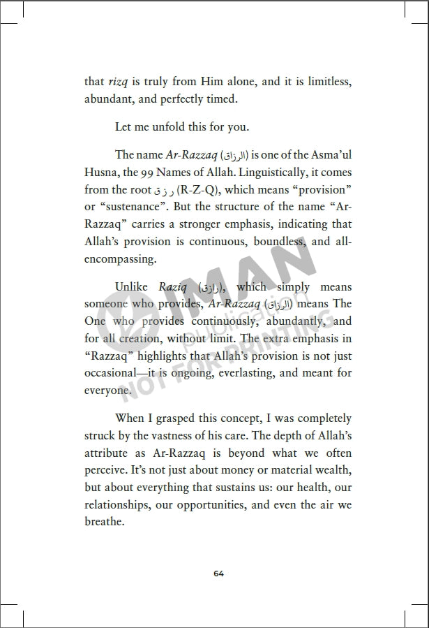 Iman Publication The Beauty of Promised Rizq by Ayesha Syahira 101161