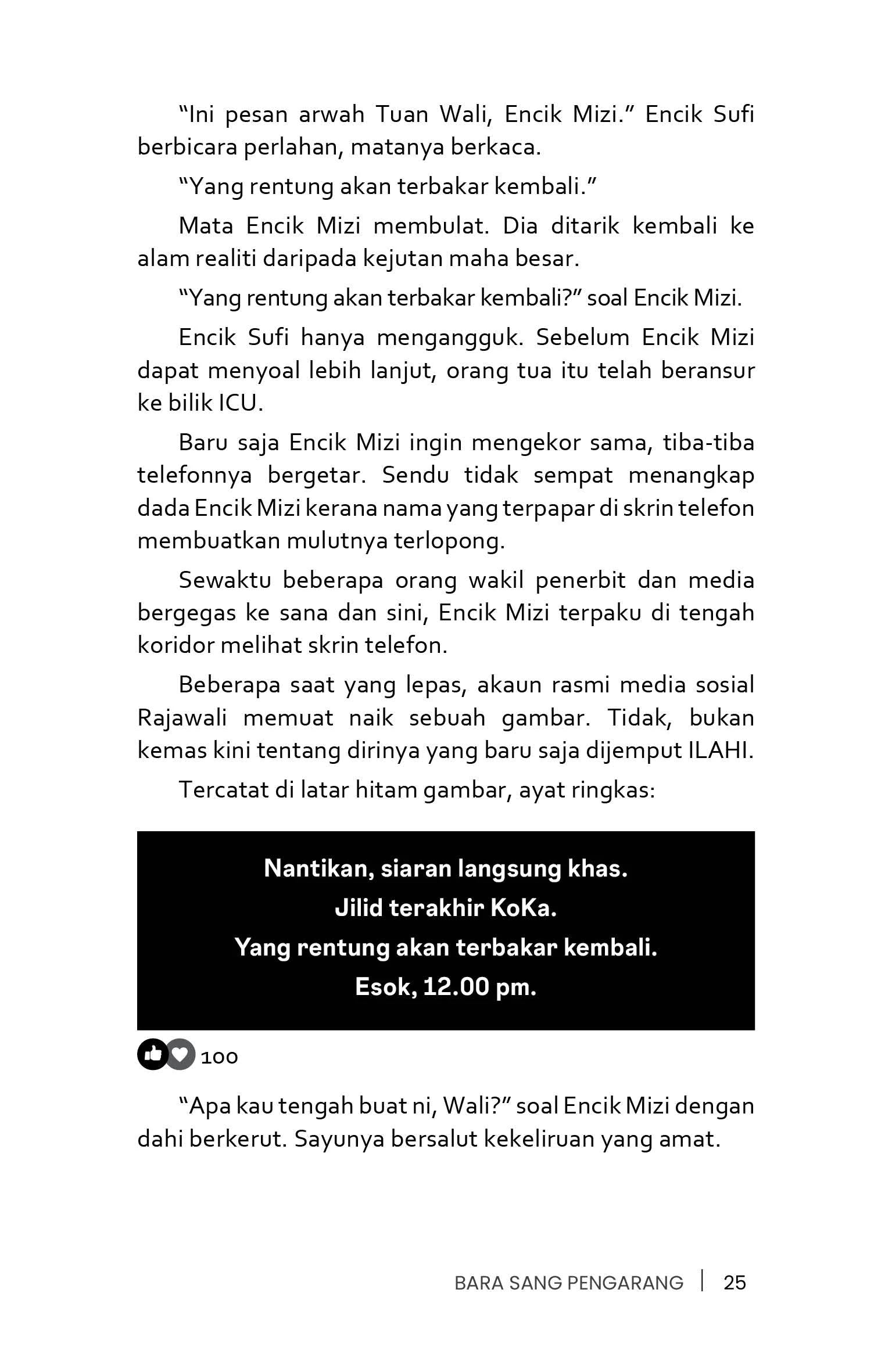 Karangkraf Bara Sang Pengarang oleh Osman Deen 101070