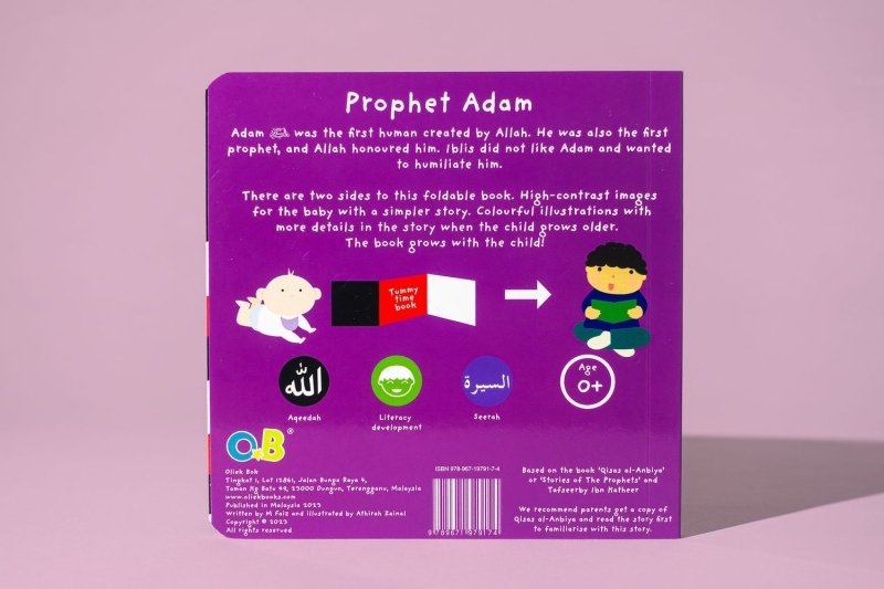 Tummy Time - Prophet Adam by Faiz Fudzaili & Athirah Zainal - IMAN Shoppe Bookstore