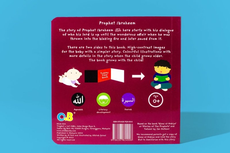 Tummy Time - Prophet Ibraheem by Faiz Fudzaili & Athirah Zainal - IMAN Shoppe Bookstore