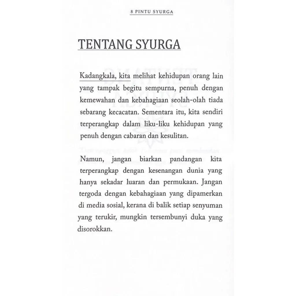 WhiteCoat 8 Pintu Syurga : Rahsia Amalan Pembuka Pintu-Pintu Syurga oleh Ustaz Yazid Hamka 202552