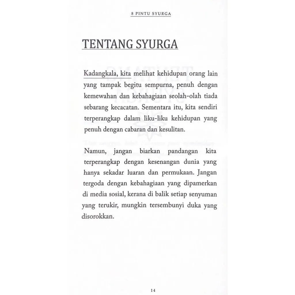 WhiteCoat 8 Pintu Syurga : Rahsia Amalan Pembuka Pintu-Pintu Syurga oleh Ustaz Yazid Hamka 202552