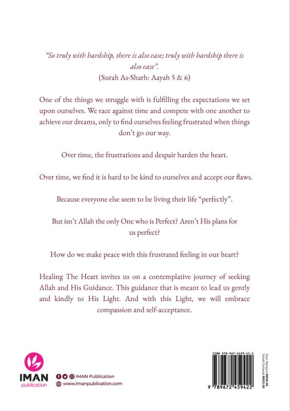 Healing the Heart: Leaving Darkness for Light by Sharifah Nadirah - IMAN Shoppe Bookstore