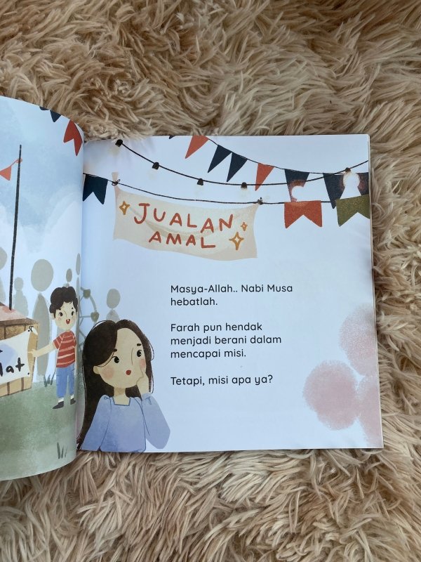 Farah Belajar Menjadi Berani Daripada Kisah Nabi Musa A.S - IMAN Shoppe Bookstore