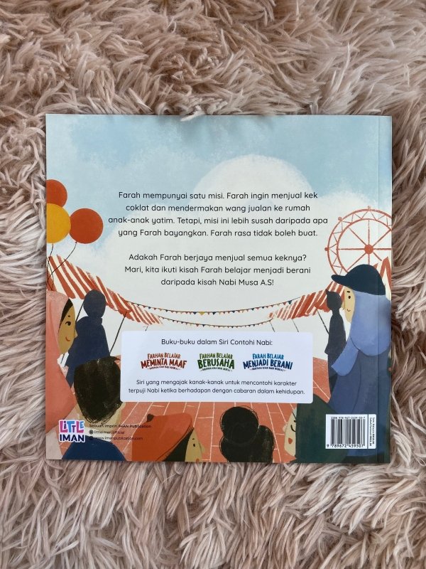 Farah Belajar Menjadi Berani Daripada Kisah Nabi Musa A.S - IMAN Shoppe Bookstore