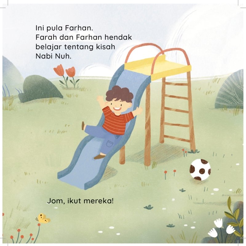Farhan Belajar Berusaha Daripada Kisah Nabi Nuh A.S - IMAN Shoppe Bookstore