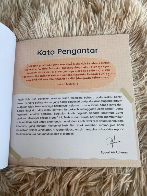 Farhan Belajar Berusaha Daripada Kisah Nabi Nuh A.S - IMAN Shoppe Bookstore
