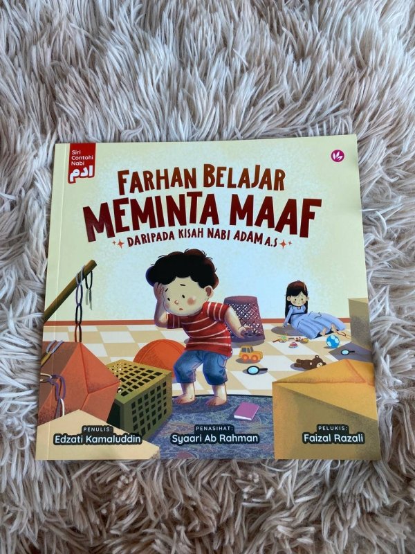 Farhan Belajar Meminta Maaf Daripada Kisah Nabi Adam A.S - IMAN Shoppe Bookstore