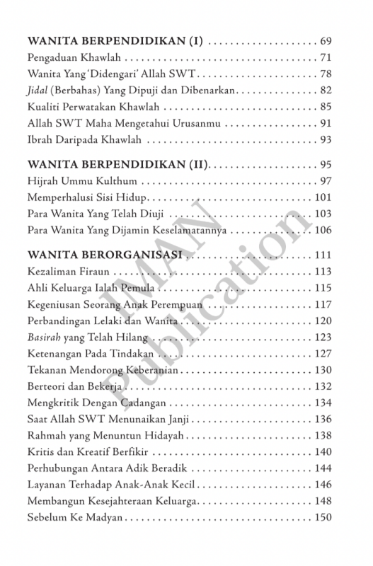 Perempuan - Perempuan Berbudi Dalam Al - Quran by Syaari Ab Rahman & Nurul Suhadah Shuib - IMAN Shoppe Bookstore