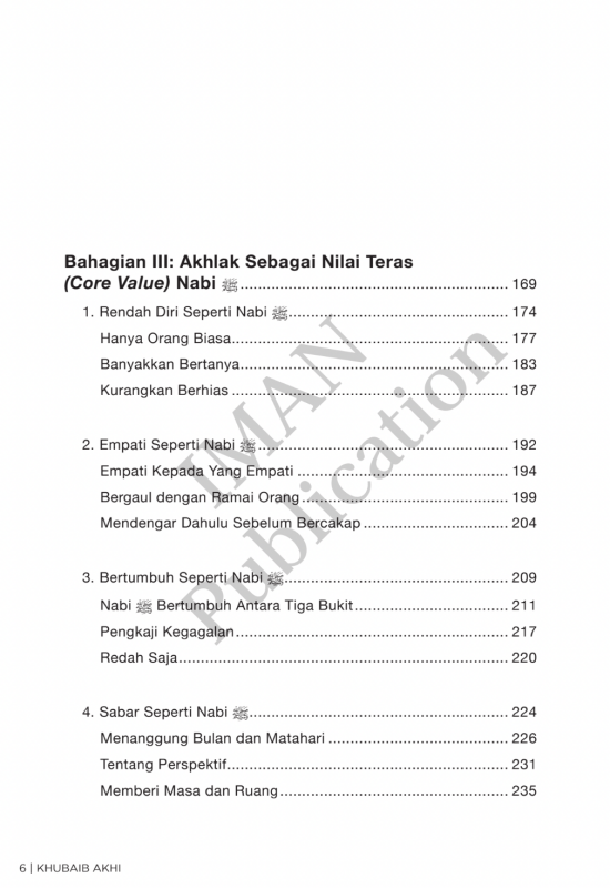 Perjalanan Muhammad ﷺ Menuju Sempurna by Khubaib Akhi - IMAN Shoppe Bookstore