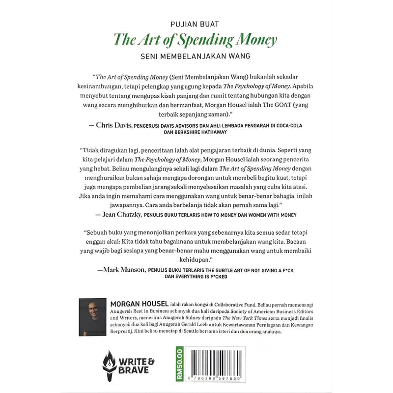 The Art Of Spending Money by Morgan Housel [Malay Ver.]