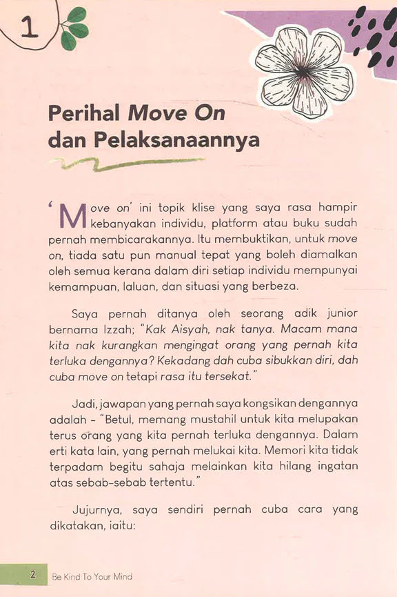 Be Kind To Your Mind by Aisya Humaira
