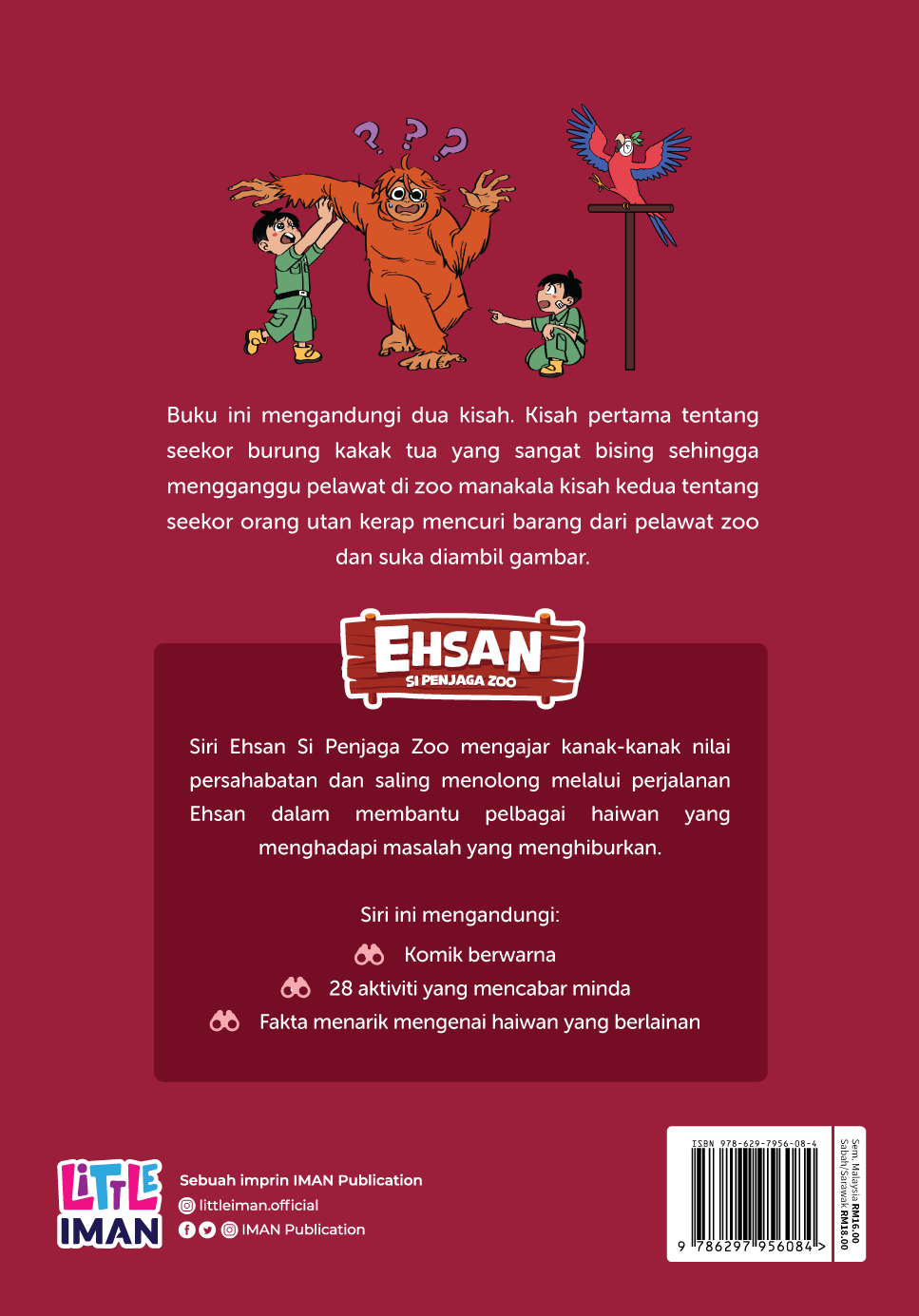 Ehsan Si Penjaga Zoo #1: Kisah Burung Kakak Tua Yang Bising & Orang Utan Suka Bergaya