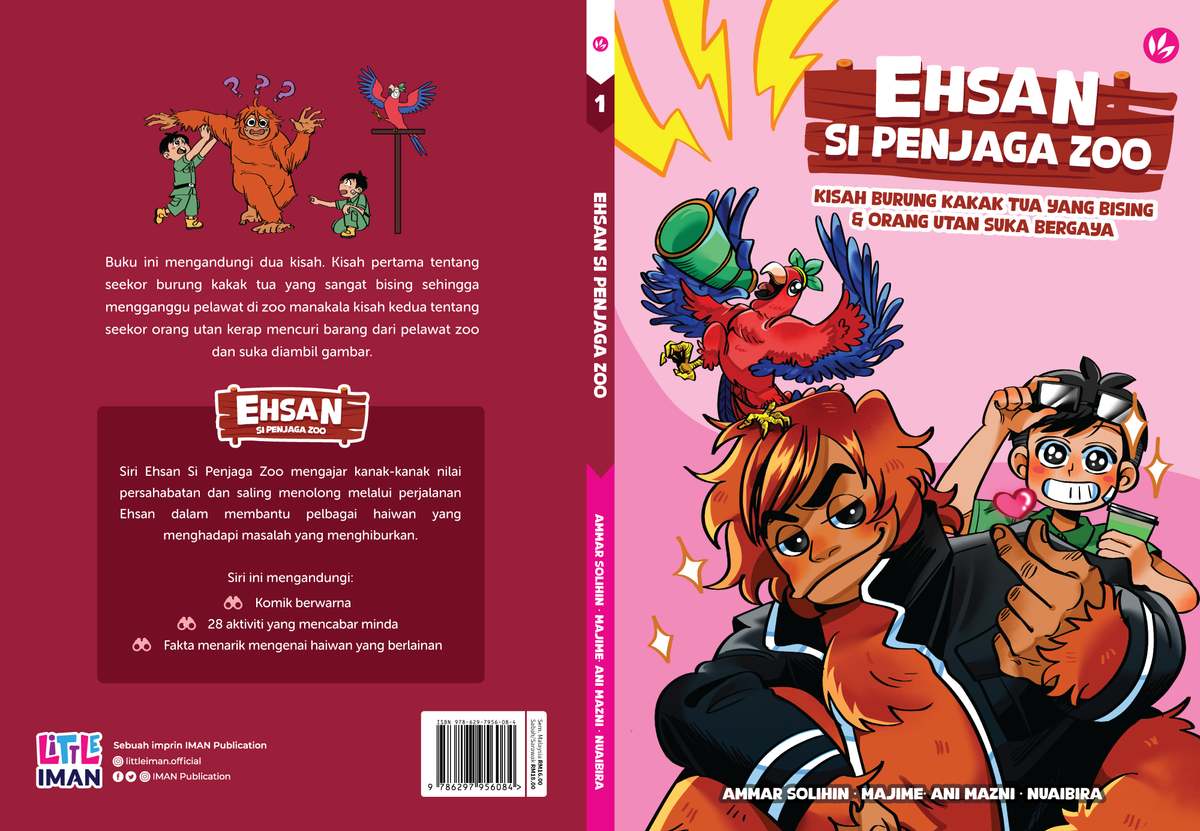 Ehsan Si Penjaga Zoo #1: Kisah Burung Kakak Tua Yang Bising & Orang Utan Suka Bergaya