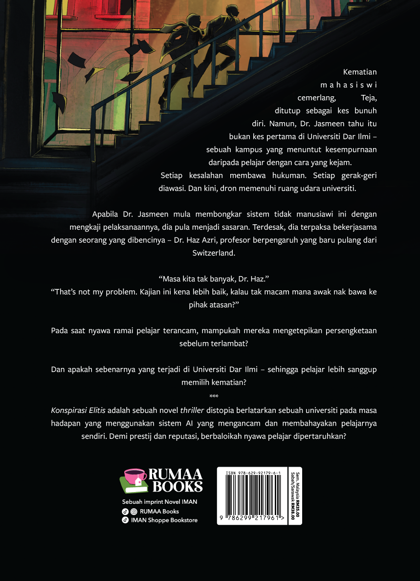 Konspirasi Elitis: Sebuah Novel Thriller Distopia by Emmiyya