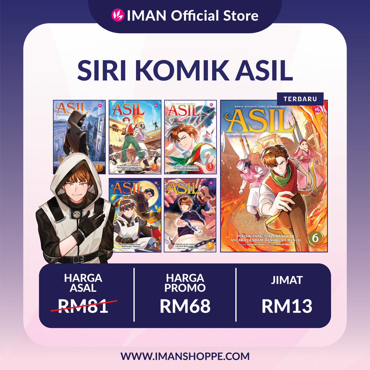 Kombo Siri Komik Asil Perisik Turki Uthmaniyyah 1-6
