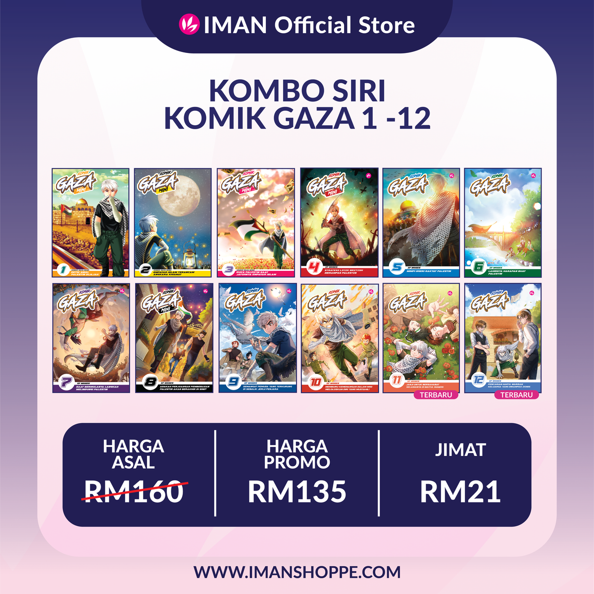 Kombo Siri Komik Gaza 1-12