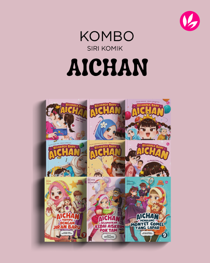 Kombo Siri Lengkap Komik Aichan 1-9
