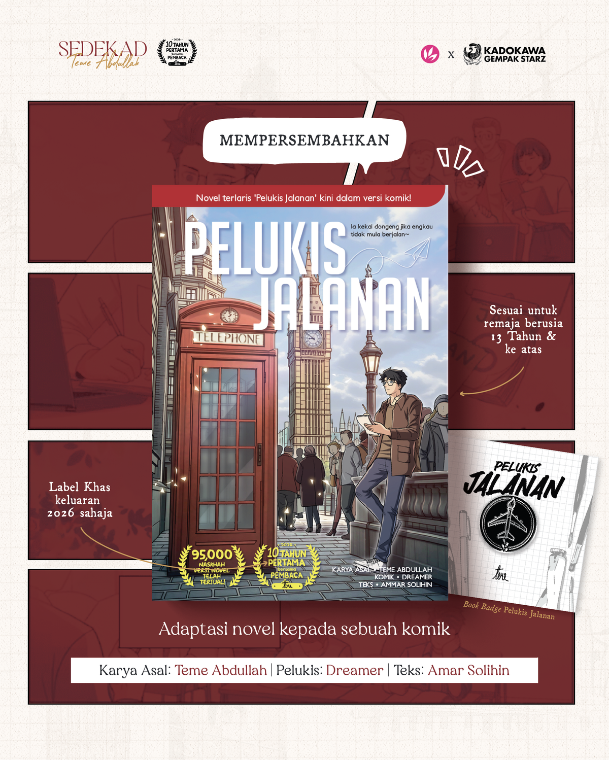 Kombo Khas Sedekad Teme Abdullah [Tanpa Book Badge}