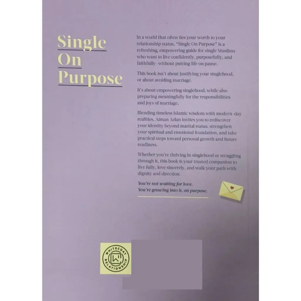 Single on Purpose by Aiman Azlan