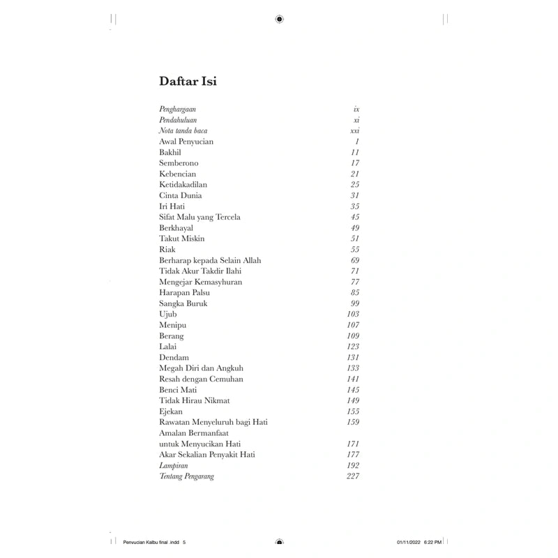 Penyucian Kalbu: Tanda Penyakit Hati &  Penawarnya (Softcover)
