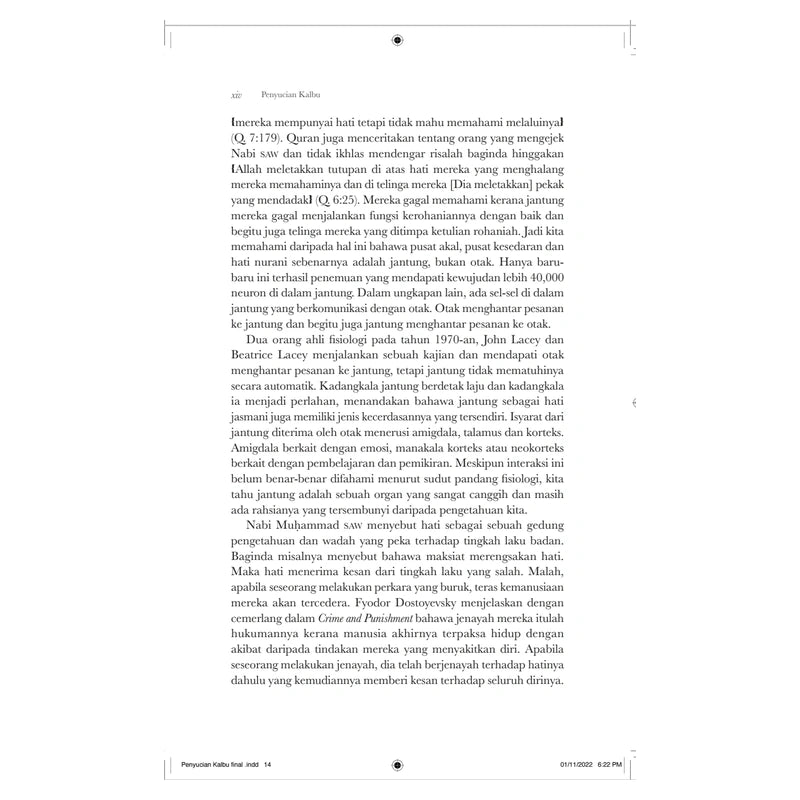 Penyucian Kalbu: Tanda Penyakit Hati &  Penawarnya (Softcover)
