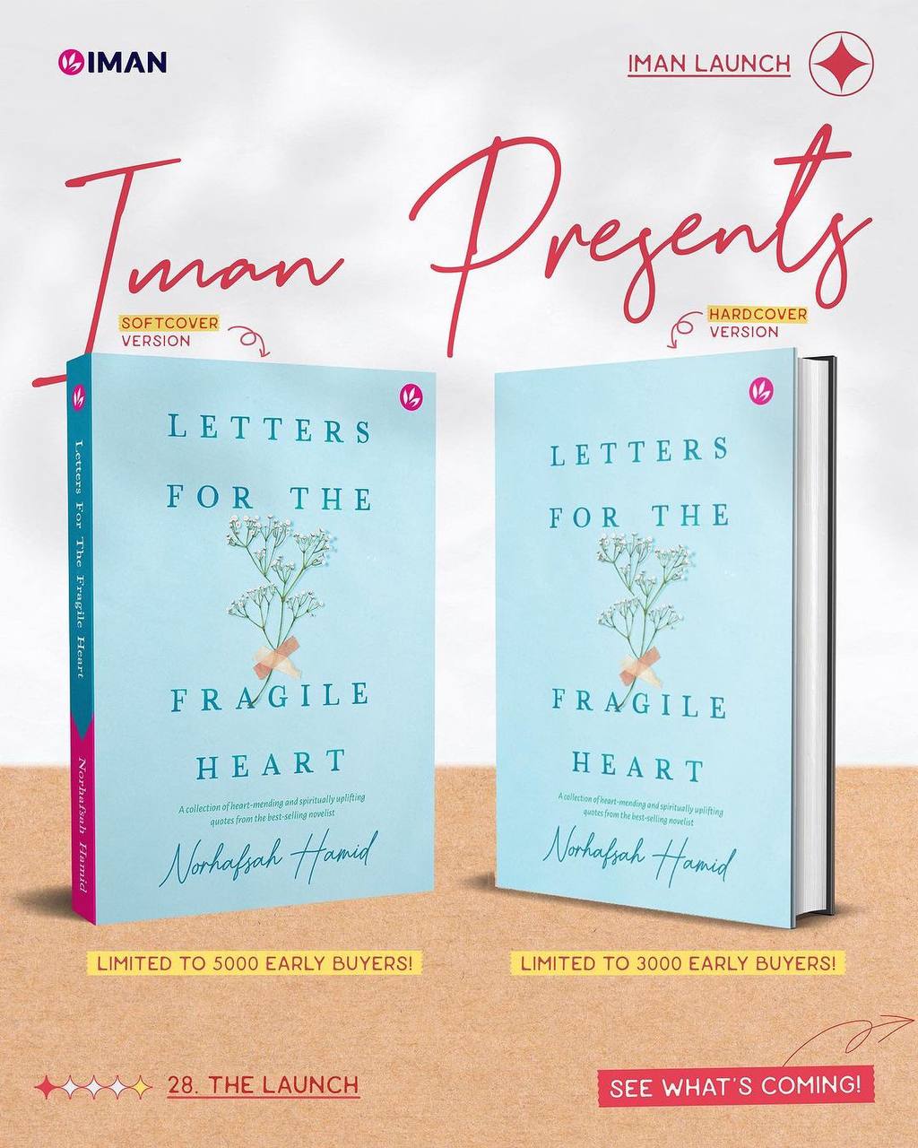 Iman Publication Book Fragile Heart Exclusive Package (Hardcover) by Norhafsah Hamid 201605