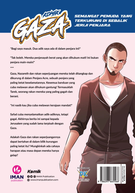 Iman Publication Book Komik Gaza #9: Semangat Pemuda Yang Terkurung Di Sebalik Jeriji Penjara by IF Moses 101012