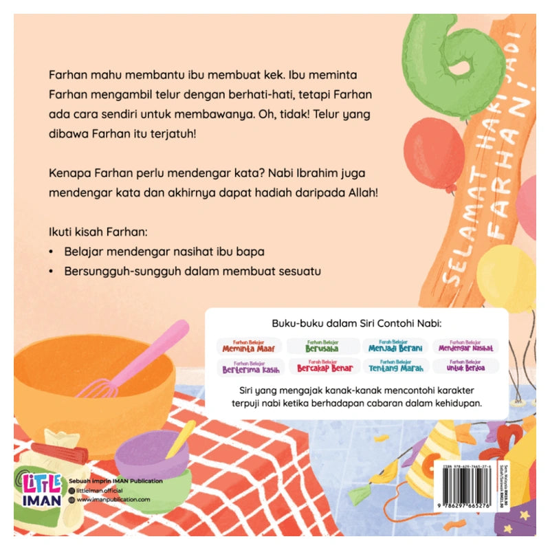 Farhan Belajar Mendengar Nasihat Daripada Kisah Nabi Ibrahim A.S by Zafira Rozlan, Fatin Aqilah & Ustaz Syaari Ab Rahman
