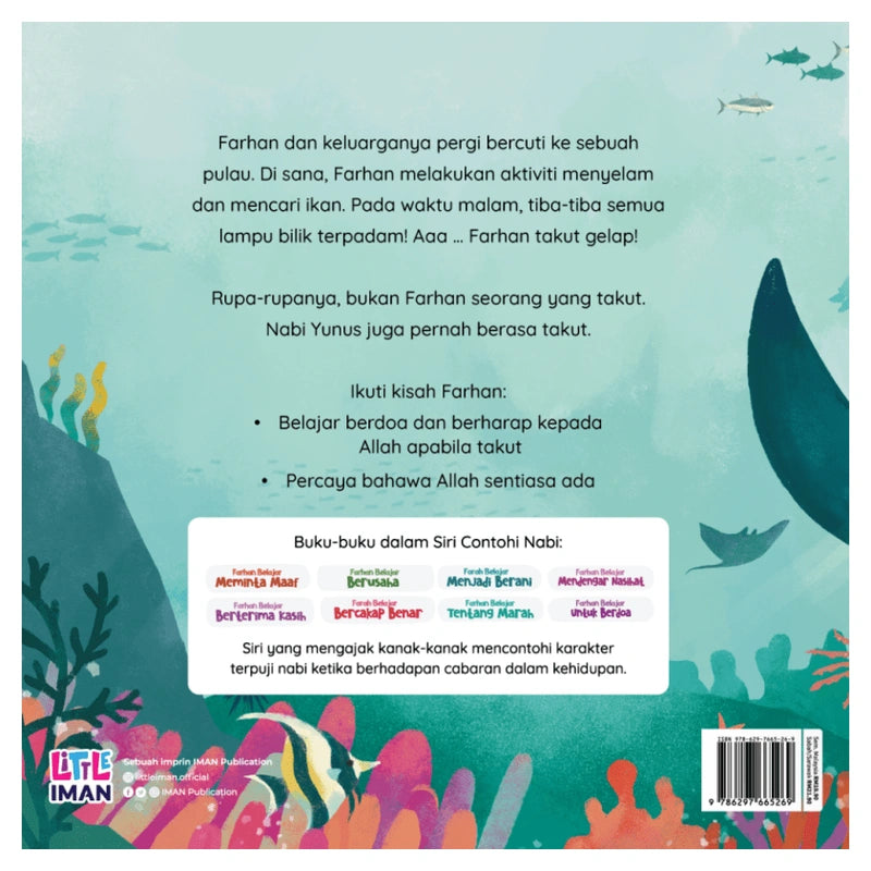 Farhan Belajar Untuk Berdoa Daripada Kisah Nabi Yunus A.S by Zafira Rozlan, Nabilah M. Zaidi & Ustaz Syaari Ab Rahman