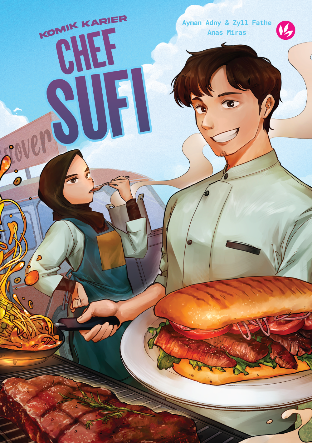 Iman Publication Buku Komik Karier: Chef Sufi by Anas Miras, Ayman Adny & Zyll Fathe 201616