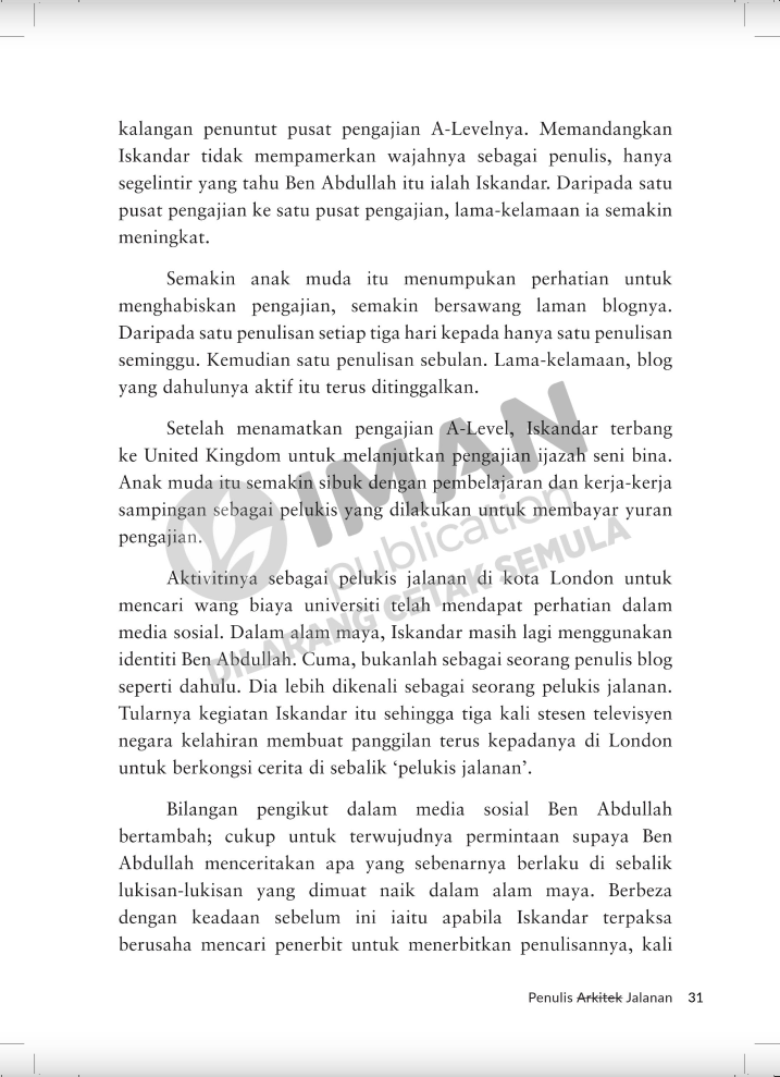 Iman Publication Buku Penulis Jalanan by Teme Abdullah 201524