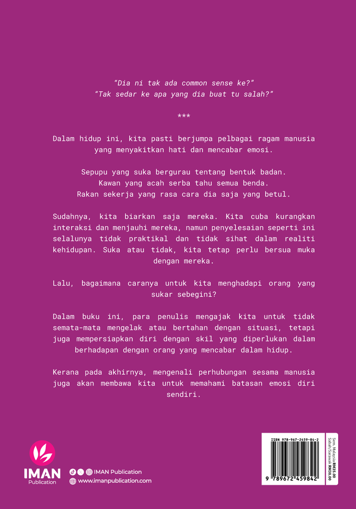 Susahnya Hidup Dengan Manusia: Bagaimana Menjaga Emosi Apabila Bertemu ...