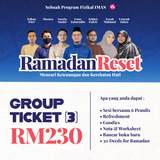 [GROUP TICKET] RAMADAN RESET